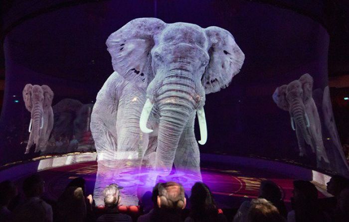 🐘 Hologramcirkus för djurens bästa