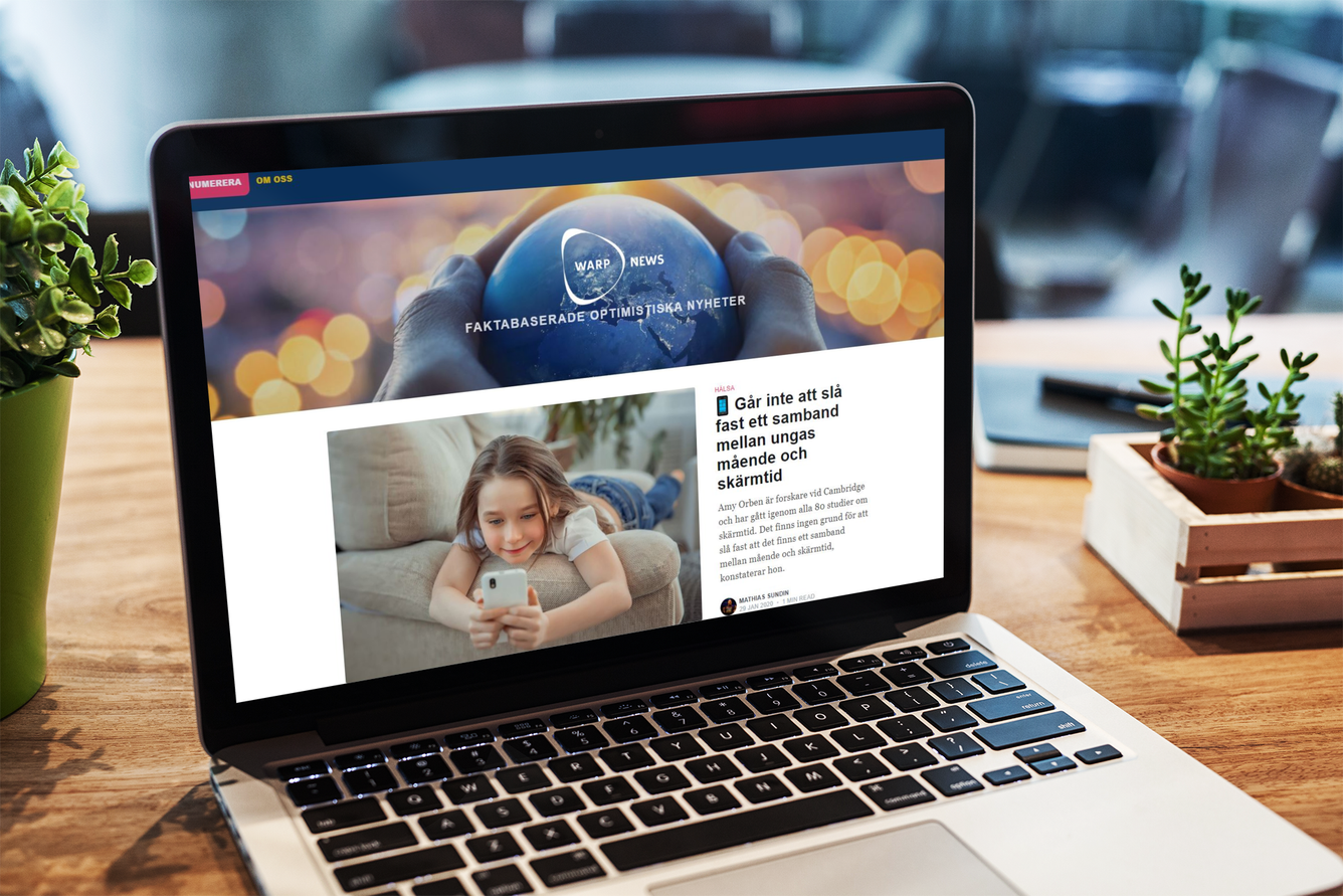 📰 Warp News - nyhetsbyrån som ger dig en mer balanserad bild av omvärlden