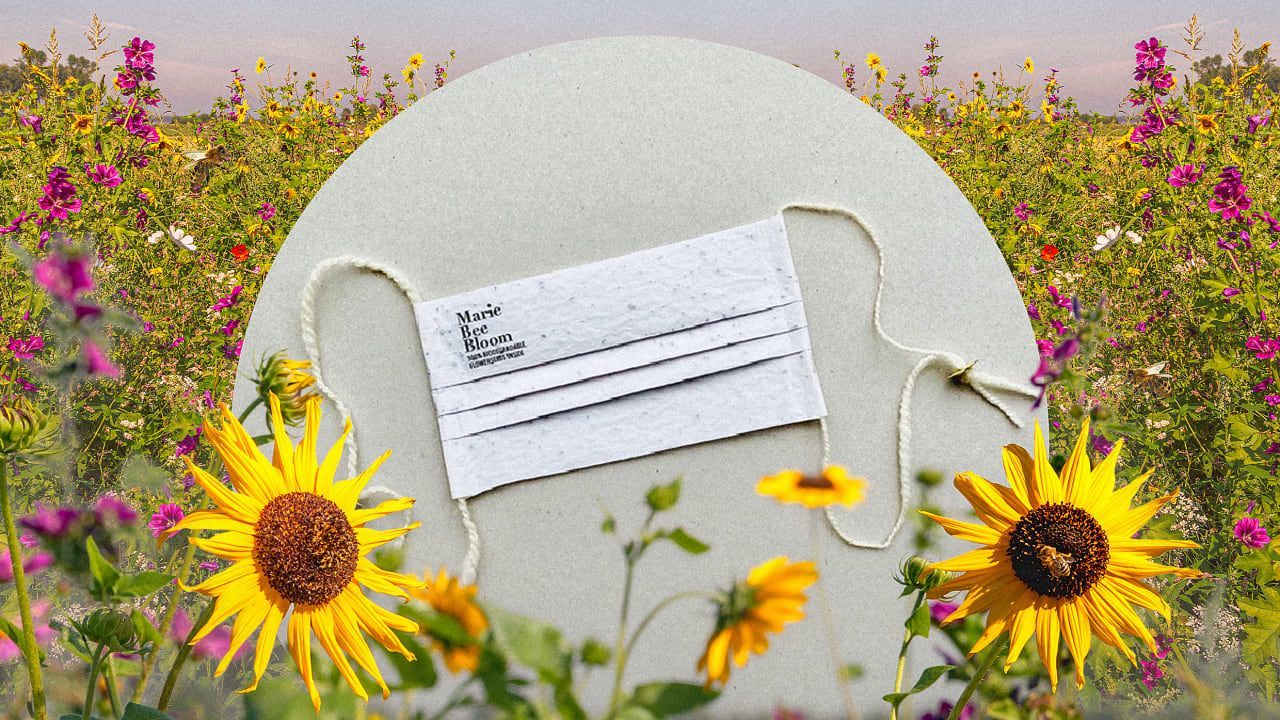 🌻 Ansiktsmasken som kan få skräpa ned