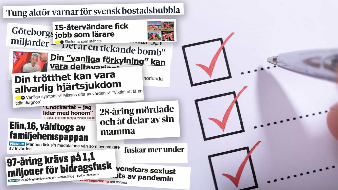 📰 Svenska nyhetsmedier övervägande negativa och gör oss pessimistiska visar ny undersökning