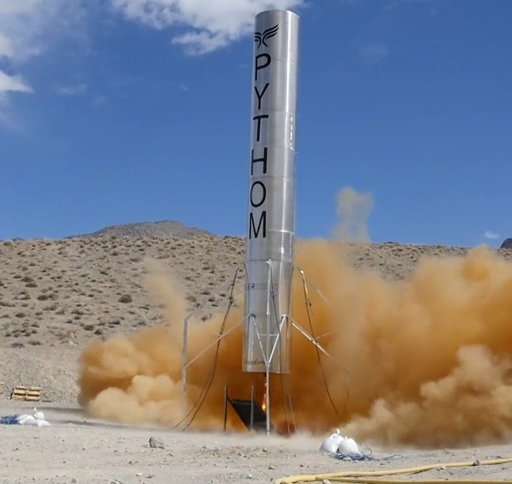 🚀 Video: Framgångsrikt "mikro-hopp" för Pythom Space