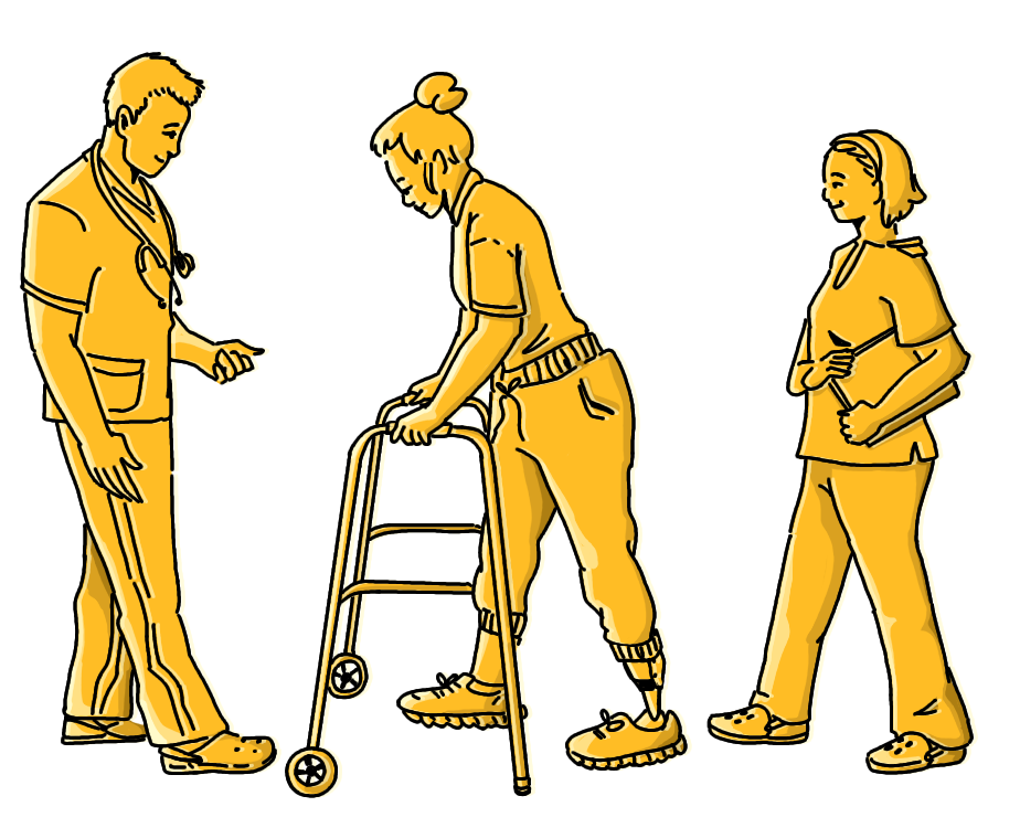 🚶 Elektroniskt implantat fick sängliggande på benen igen