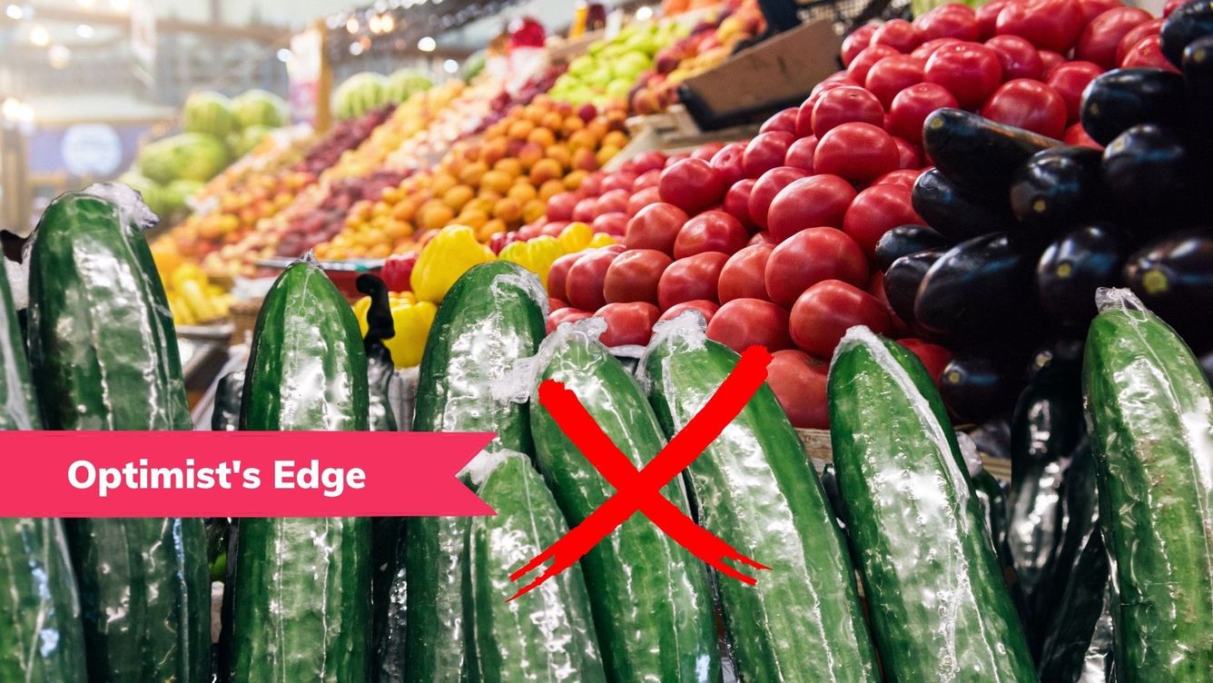 💡 Optimist's Edge: Frukt och grönsaker utan plast