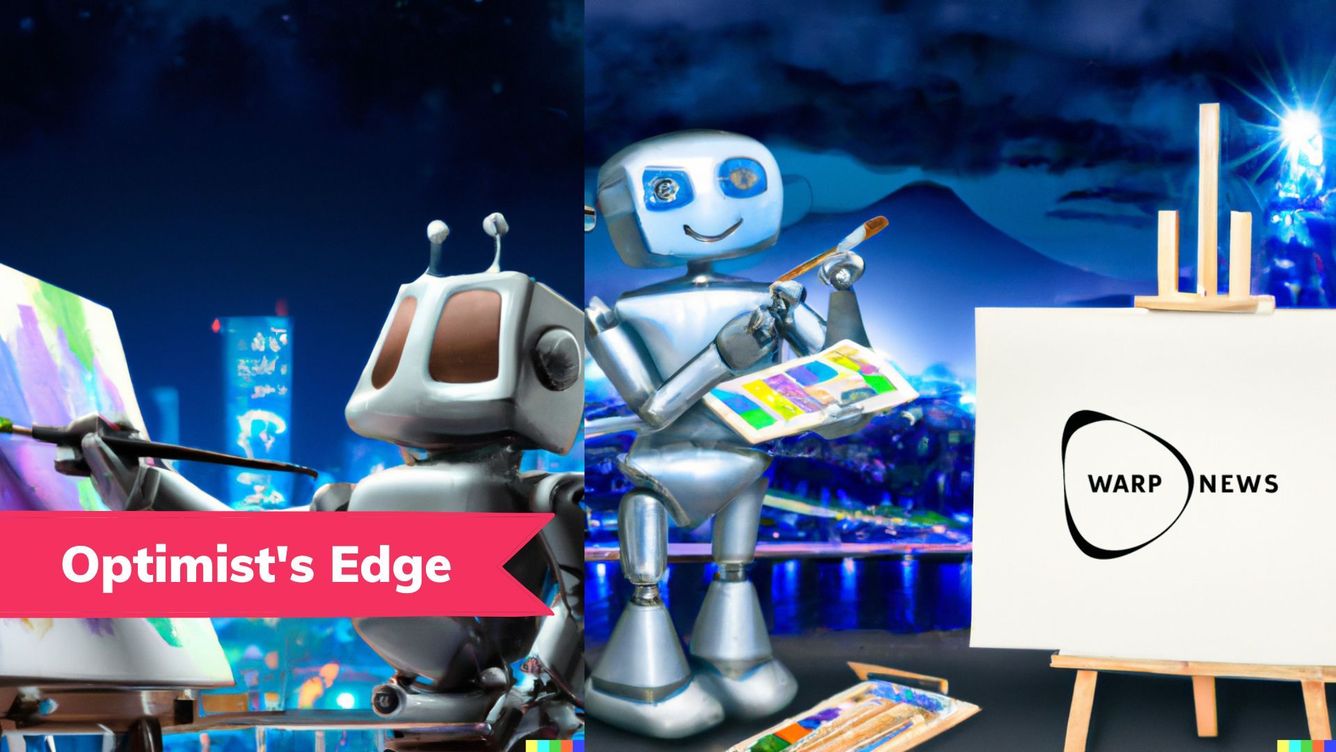 💡 Optimist's Edge: Du kan också bli konstnär – med hjälp av en AI