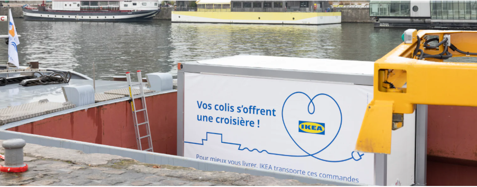 ⛴ IKEA minskar utsläppen med hemleverans via båt