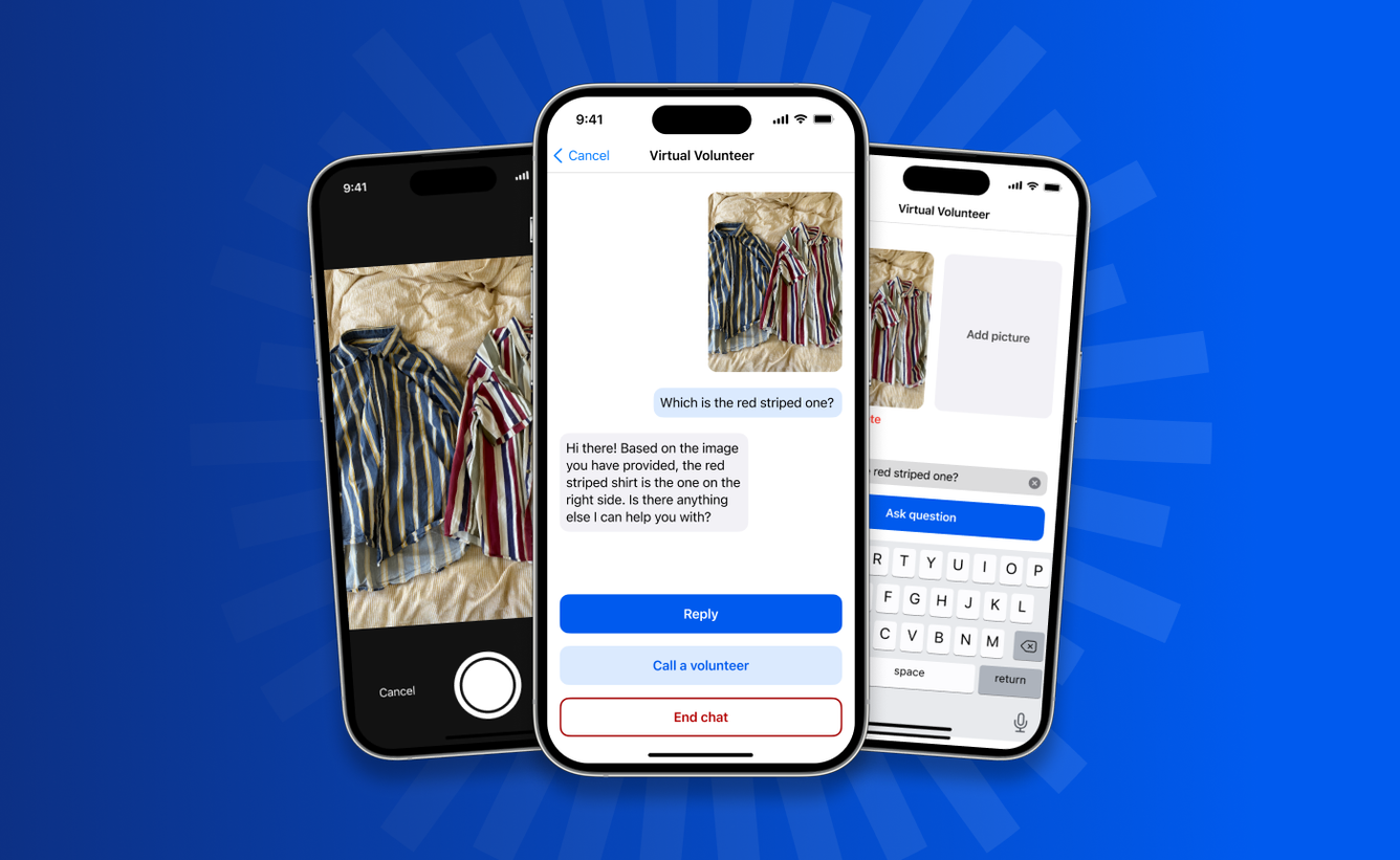🧑‍🦯 Be My Eyes introducerar AI-app för att hjälpa synskadade