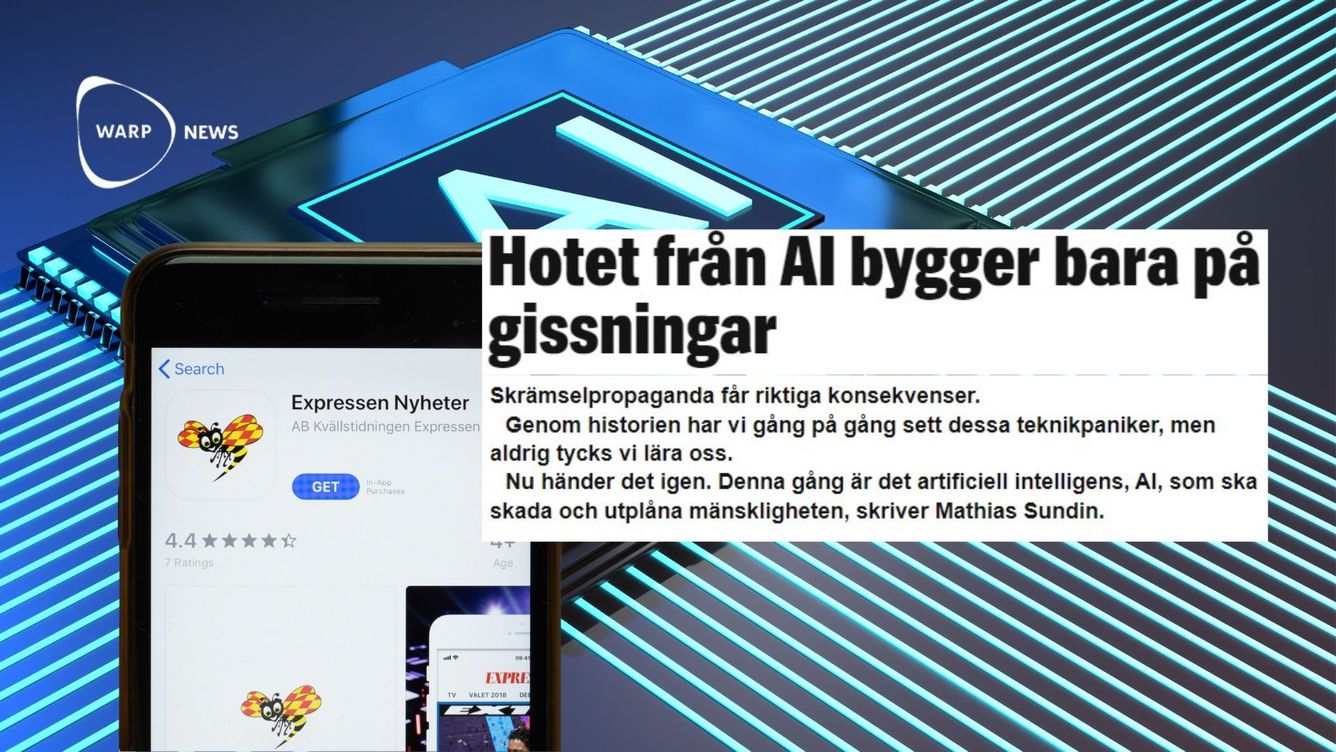 🤖 Debatt: Dags att vi lär oss av tidigare teknikpaniker och inte reglerar sönder AI