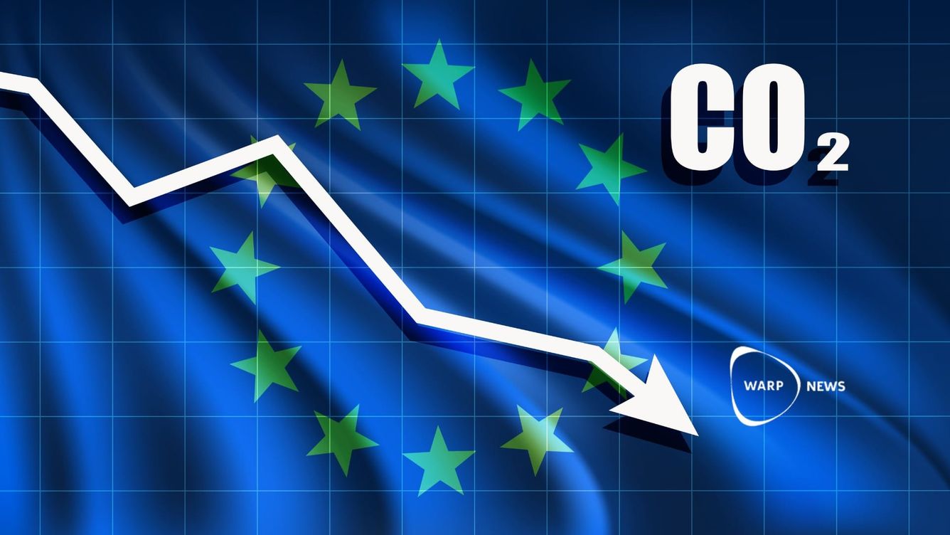 📉 EU:s fossila CO2-utsläpp når lägsta nivån på 60 år