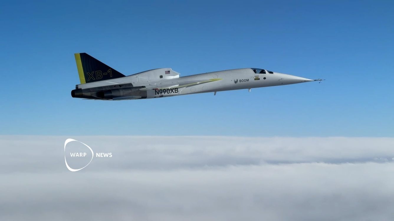 ✈️ Första privatutvecklade överljudsflygplanet når Mach 1,1