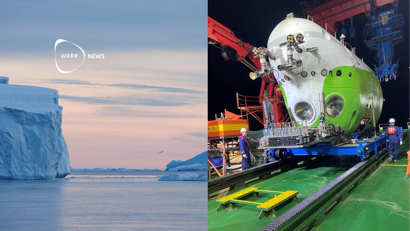 🥶 Första besöket vid avlägsen vulkanisk bergskedja under Arktis