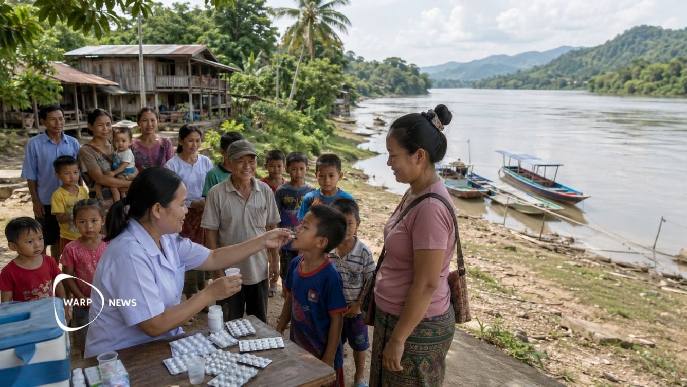 🐚 Laos pressar tillbaka parasitsjukdom till under en procent
