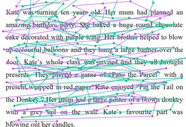 The way we read in our first language influences how we read in other languages