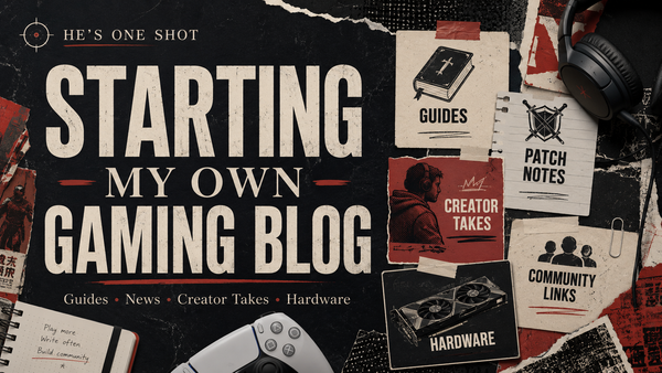 13 Years of Writing, 7 Years of Gaming: Welcome to My New Blog