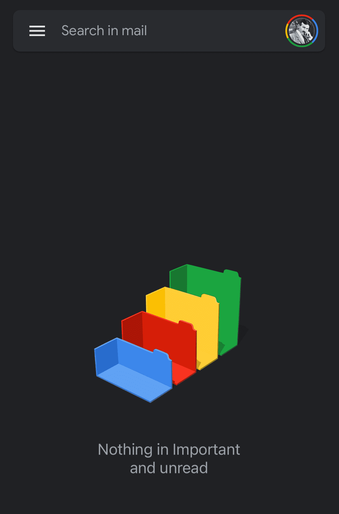 Dark Mode on Gmail for iPhone