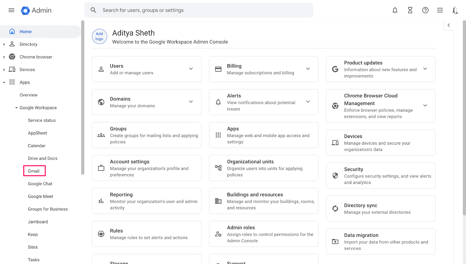 Google Admin Console
