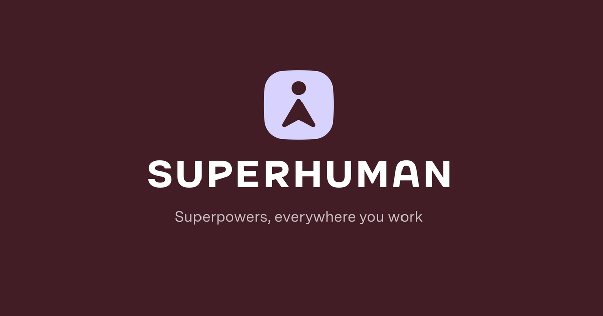 Superhuman Blog logo