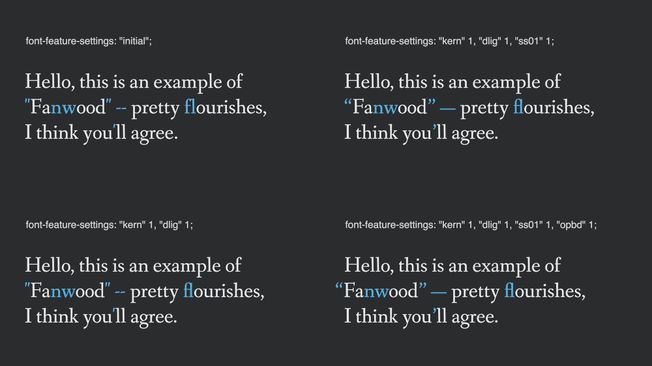 How to hack beautiful flourishes into your font