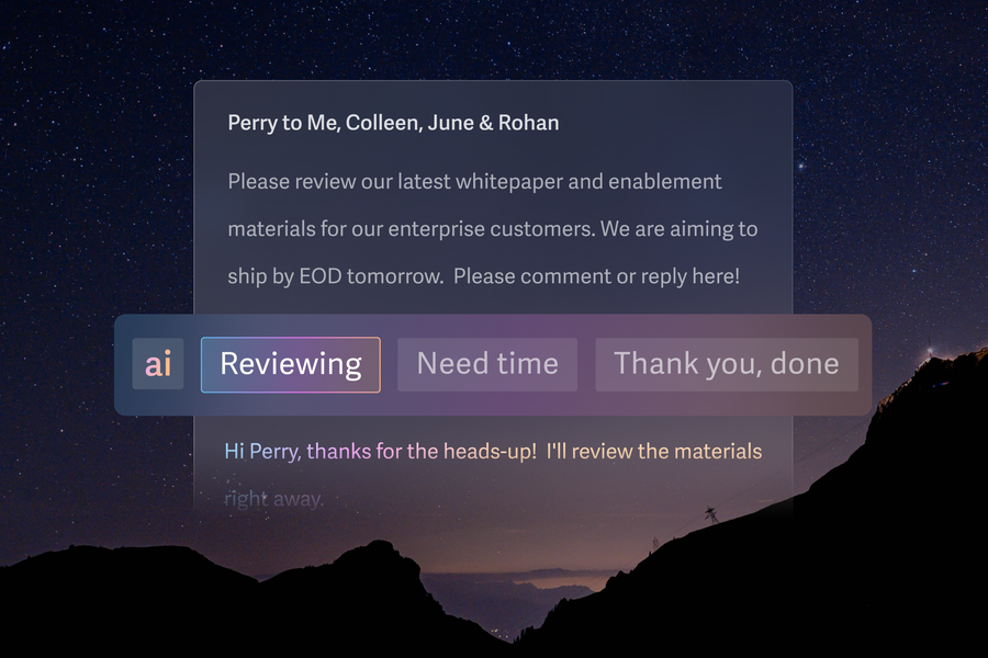 New in Superhuman AI: Instant Reply