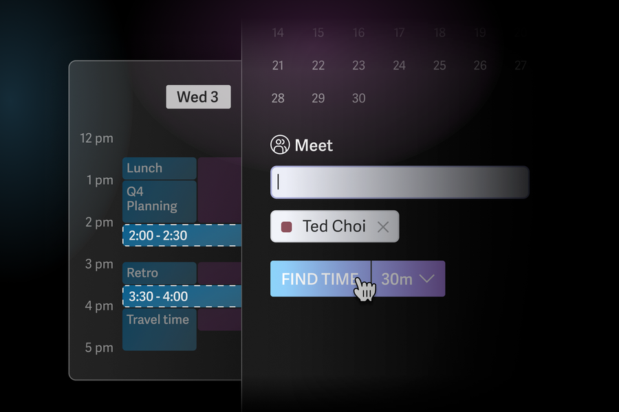New in Superhuman Mail: Find Time