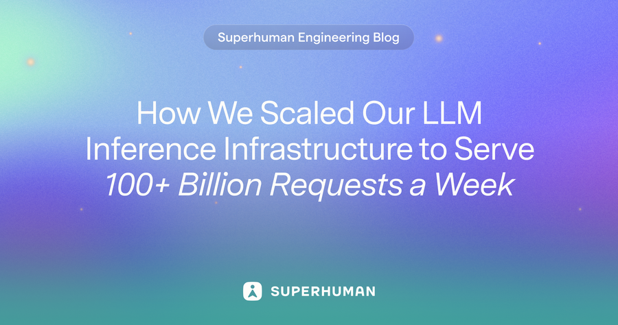 How We Scaled Our LLM Inference Infrastructure to Serve 100+ Billion Requests a Week