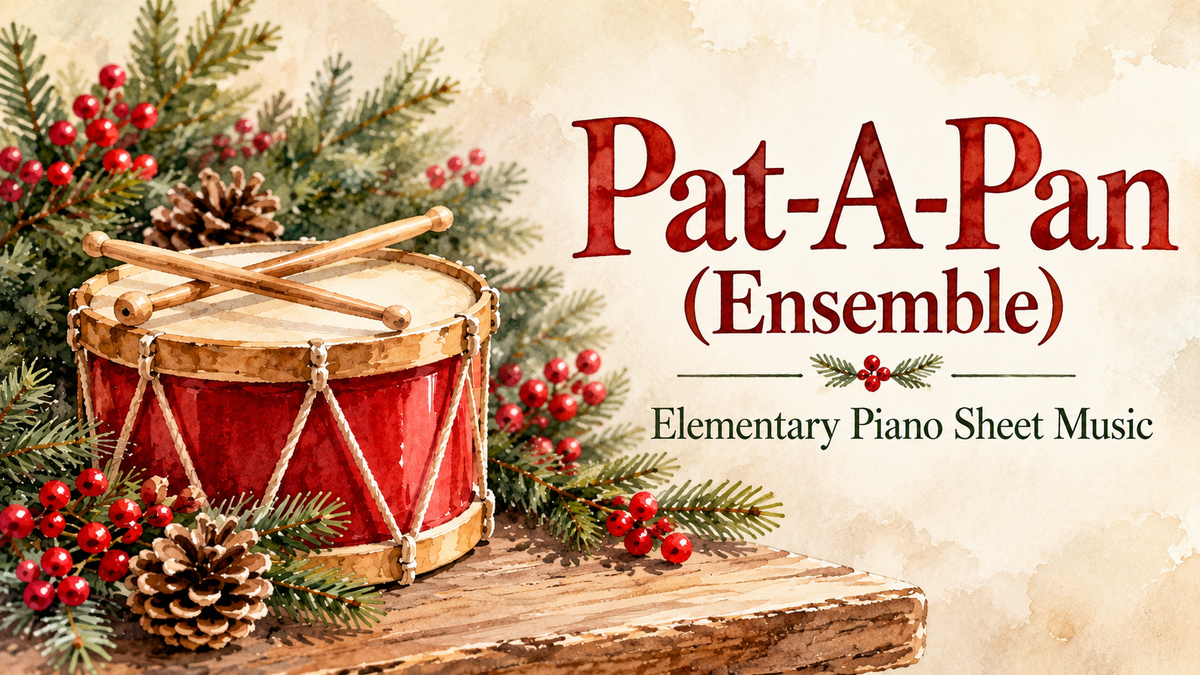 Pat-A-Pan (Ensemble) - Elementary Piano Sheet Music