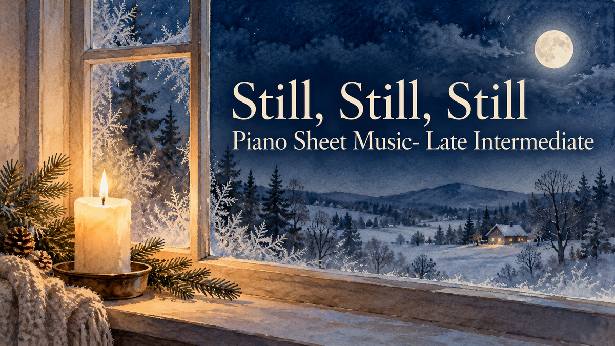 Still, Still, Still Piano Sheet Music- Late Intermediate