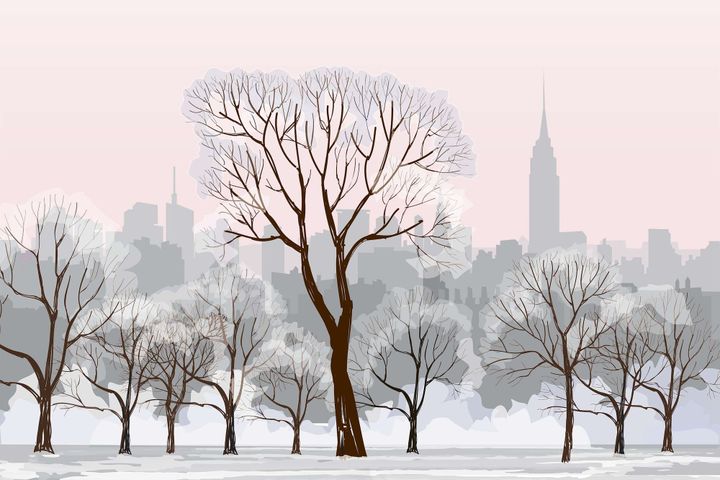 Winter in New York - Intermediate Piano Sheet Music