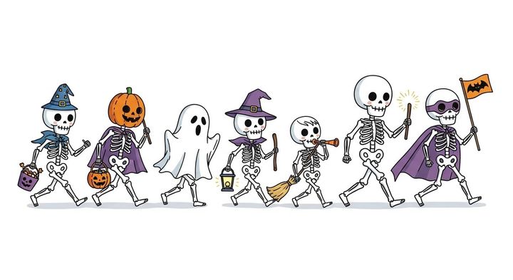 The Skeleton Parade - Late Elementary Piano Sheet Music