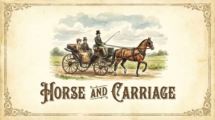 Horse and Carriage - Early Intermediate Piano Sheet Music