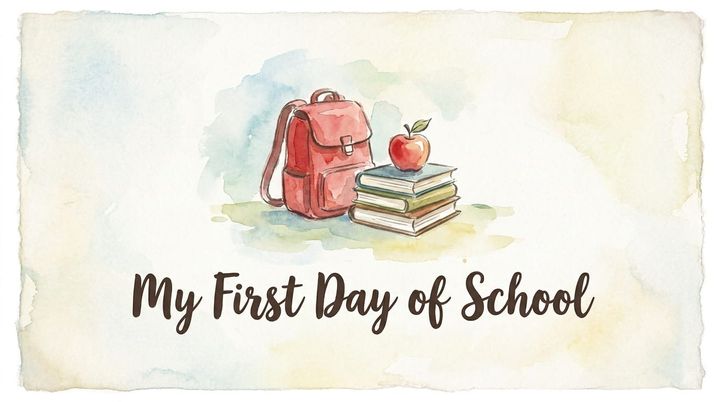 My First Day of School - Primer Piano Sheet Music