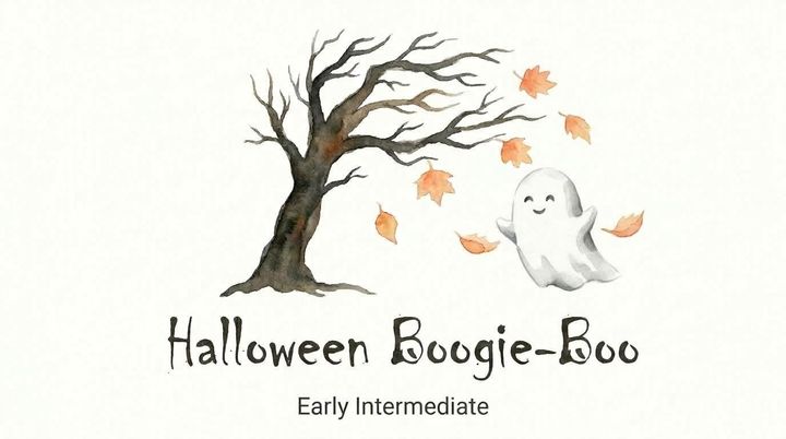 Halloween Boogie-Boo - Early Intermediate Piano Sheet Music