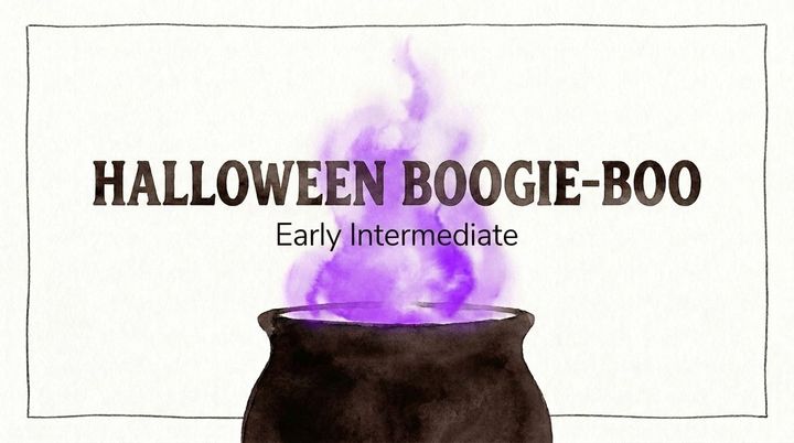 Halloween Boogie-Boo - Early Intermediate Piano Sheet Music