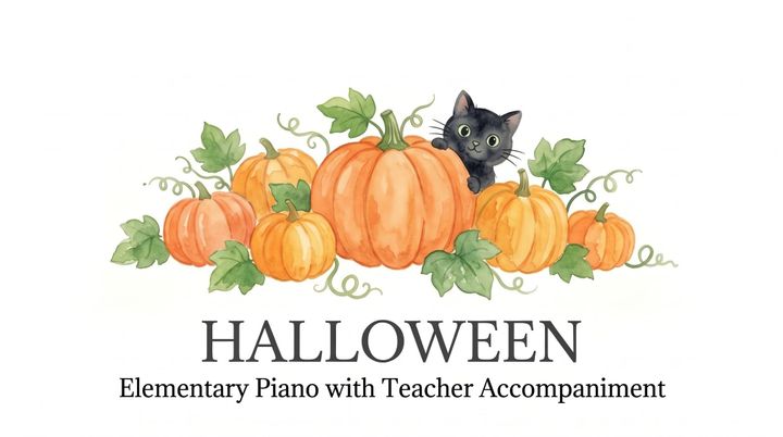 Halloween Duet - Elementary Piano Sheet Music