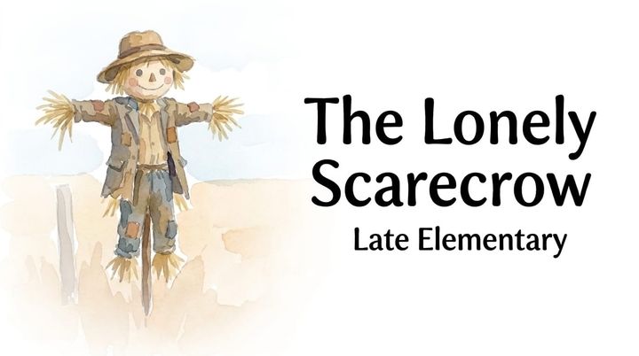 The Lonely Scarecrow - Late Elementary Piano Sheet Music