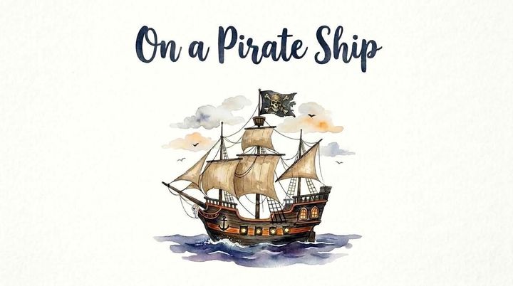 On a Pirate Ship - Late Elementary Piano Sheet Music
