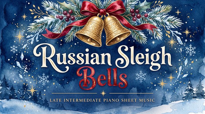 Russian Sleigh Bells - Late Intermediate Piano Sheet Music