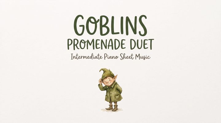 Goblin's Promenade (Duet) - Intermediate Piano Sheet Music