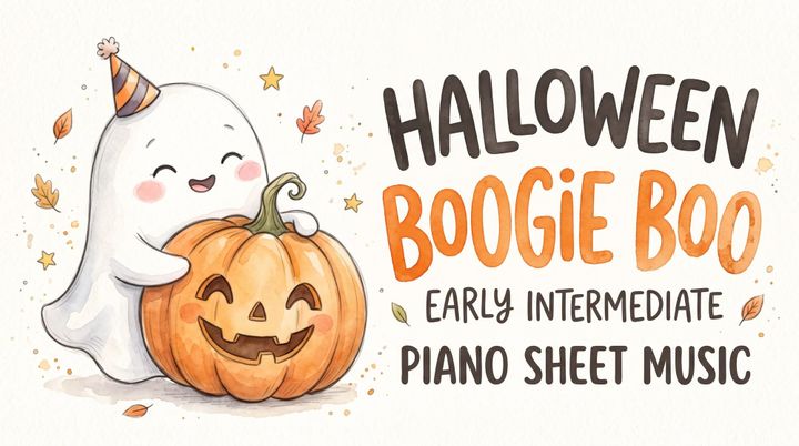 Halloween Boogie-Boo - Early Intermediate Piano Sheet Music