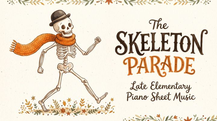 The Skeleton Parade - Late Elementary Piano Sheet Music