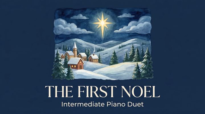 The First Noel (Duet) - Intermediate Piano Sheet Music