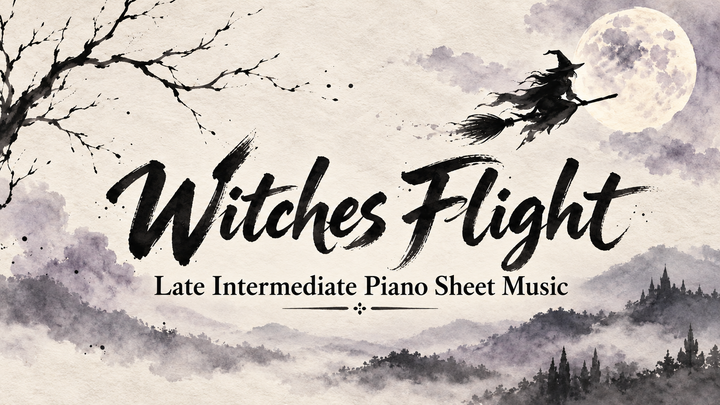 Witches Flight - Late Intermediate Piano Sheet Music