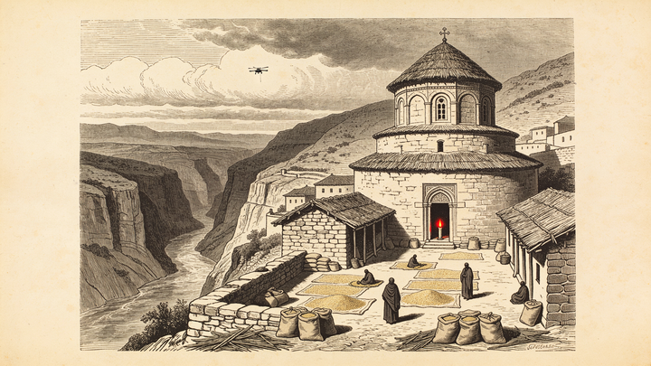 The Drone Watched the Monastery for Three Hours. Then It Fired.