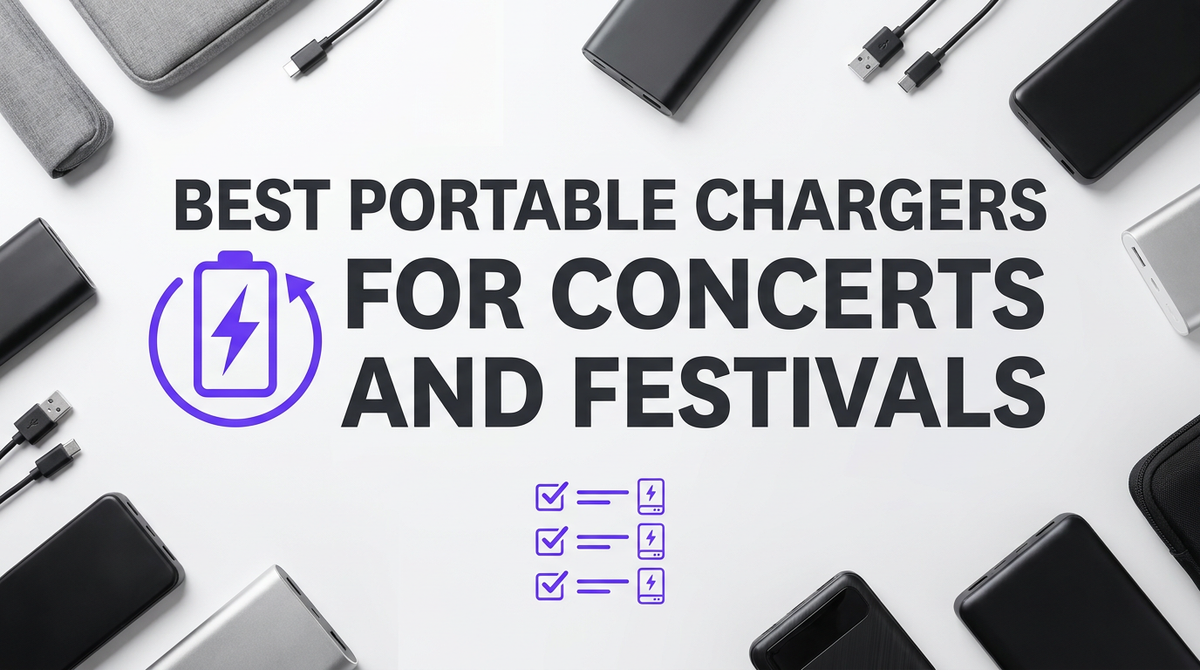 Best portable chargers for concerts and festivals