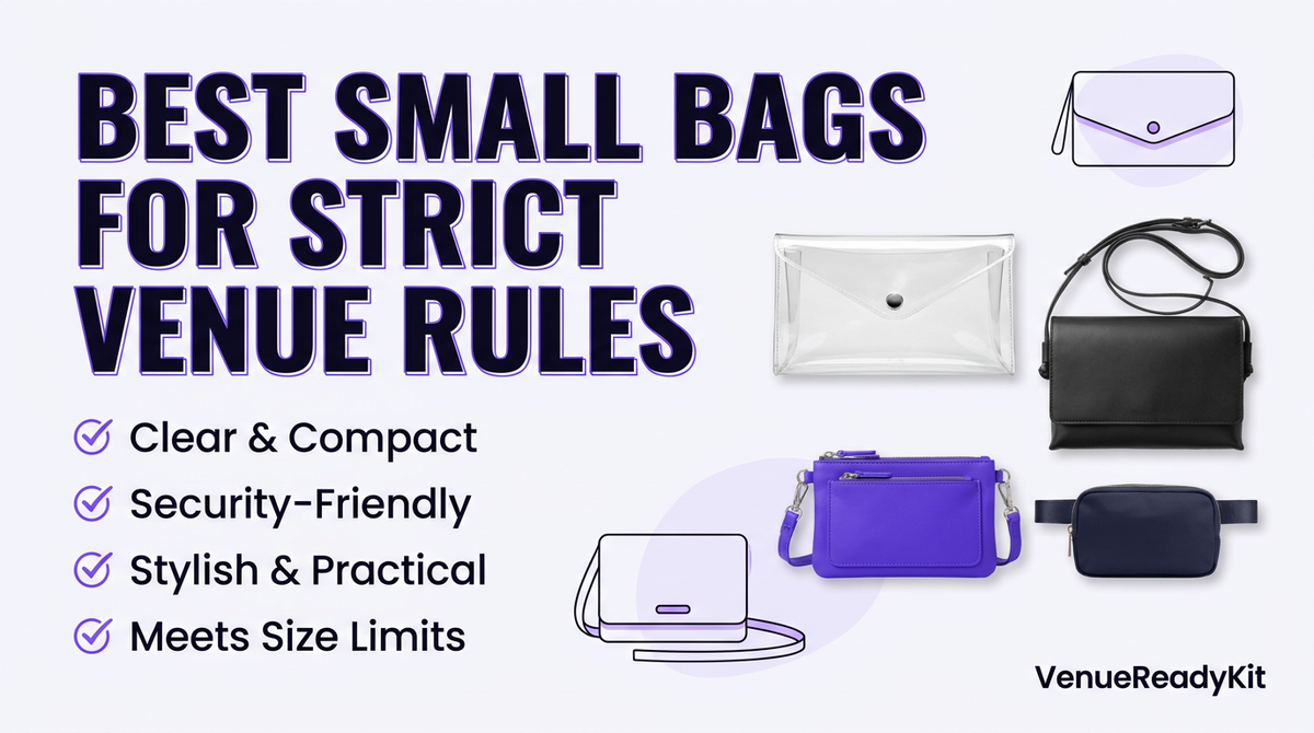 Best small bags for venues with strict bag rules