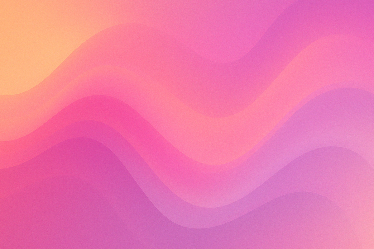 AI generated image of abstract multicoloured waveforms.