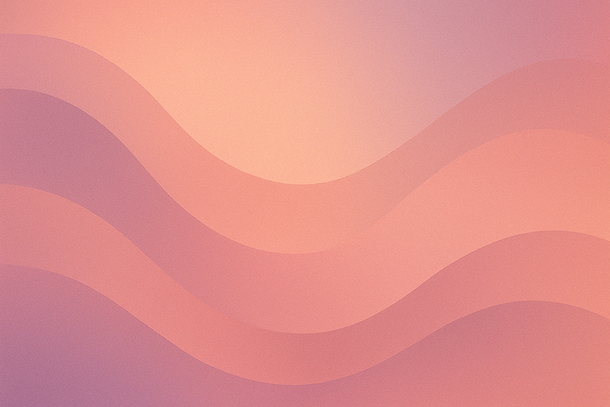 AI generated image of abstract multicoloured waveforms.