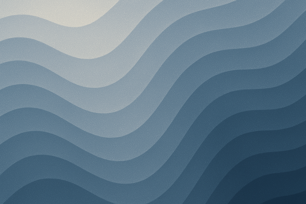 AI generated image of abstract multicoloured waveforms.