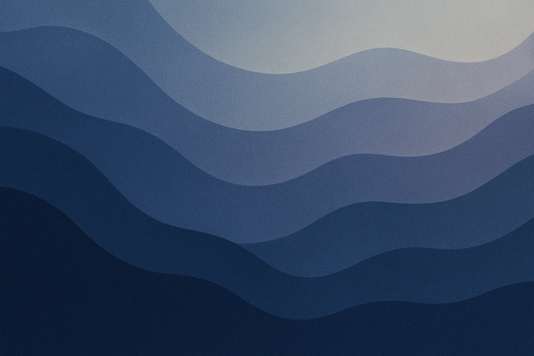 AI generated image of abstract multicoloured waveforms.