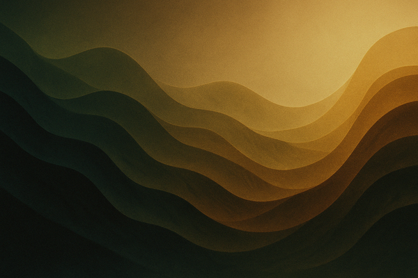 AI generated image of abstract multicoloured waveforms.