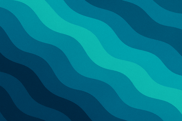 AI generated image of abstract multicoloured waveforms.